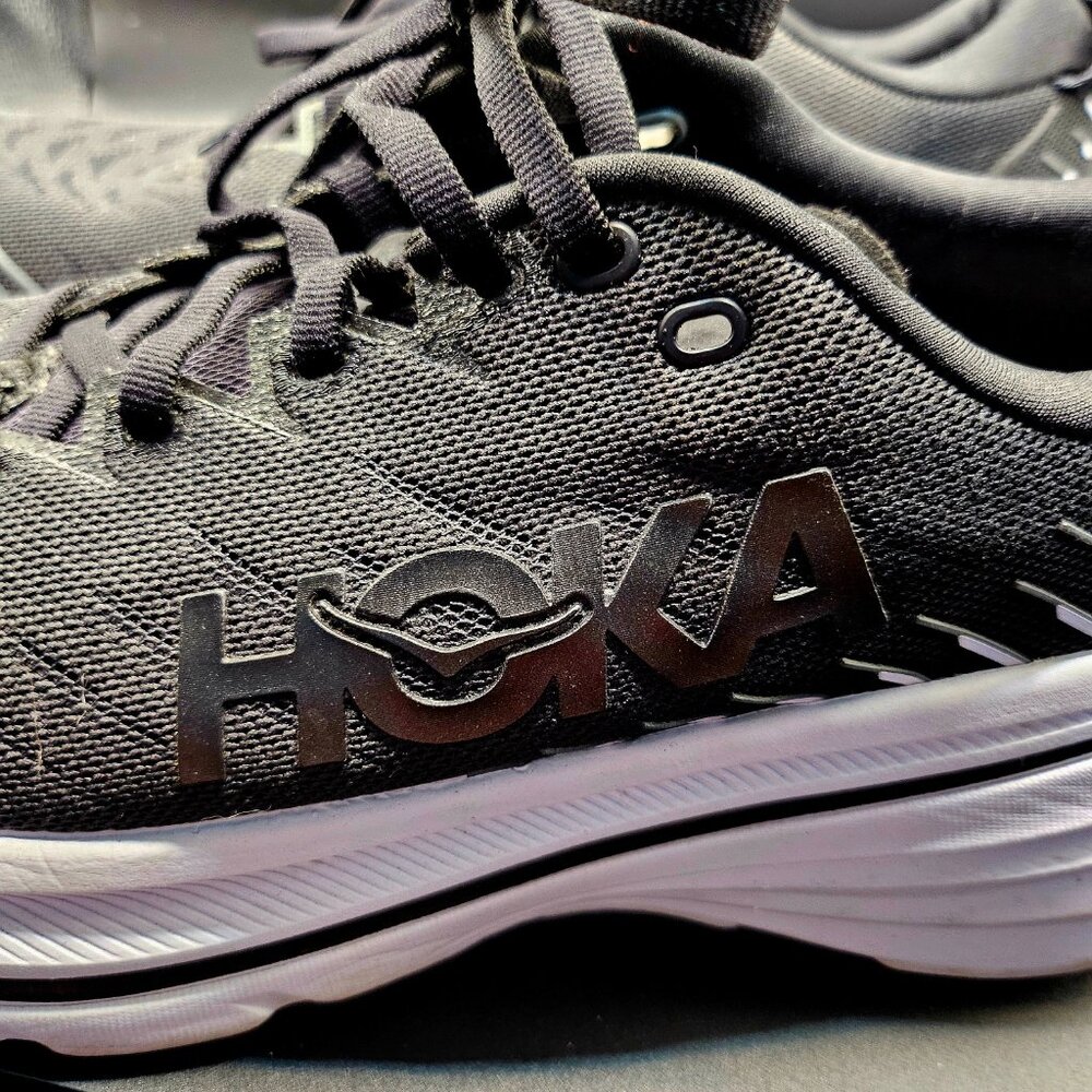 HOKA One One in Black, Size Women 9, Used Once, Almost Brand New Condition - Picture 7 of 8
